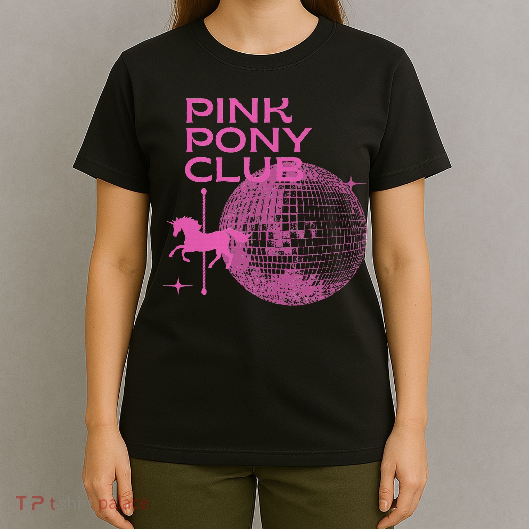 Retro Funny IM Gonna Keep On Dancing Pink Pony Clubs Disco T-Shirt