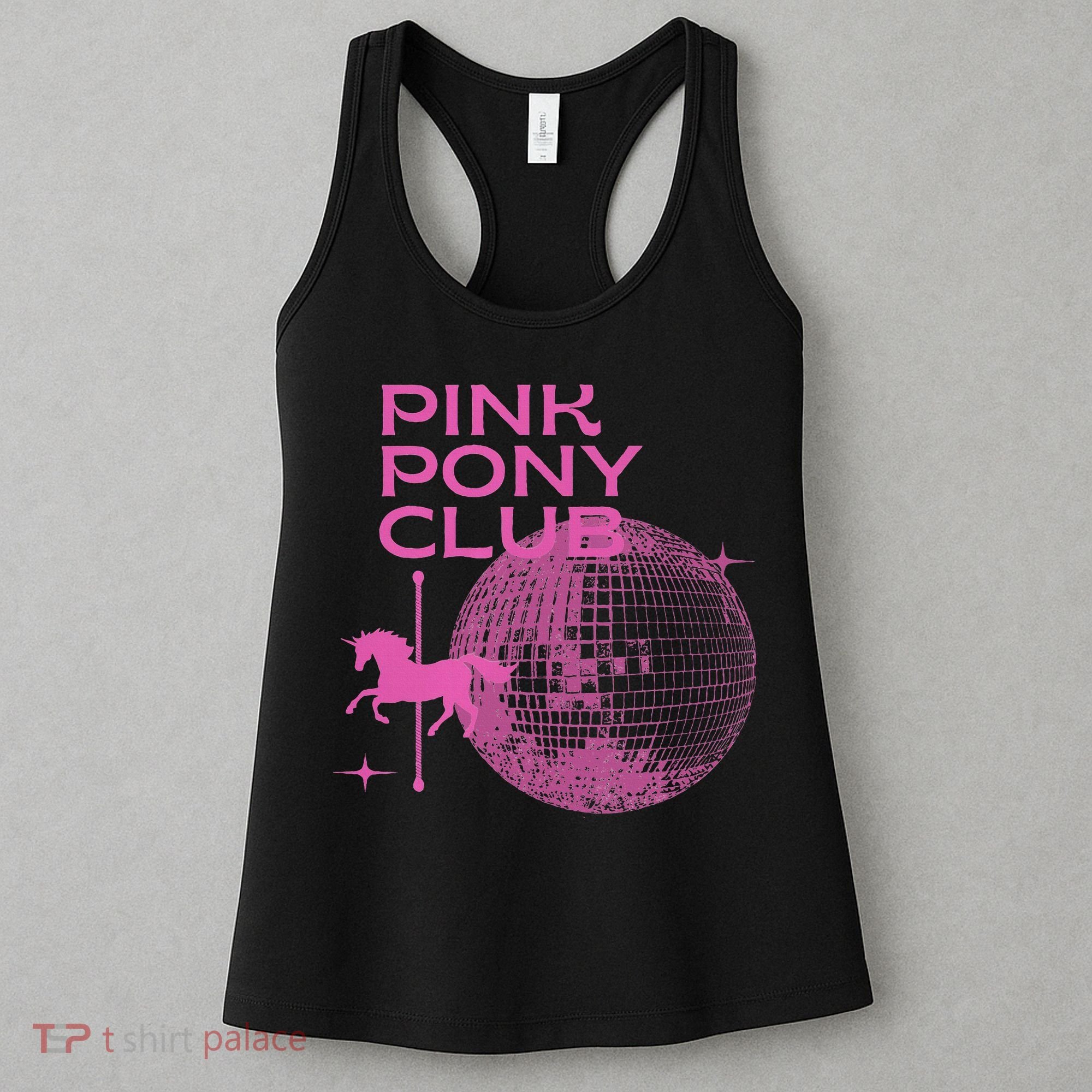 Retro Funny IM Gonna Keep On Dancing Pink Pony Clubs Disco Women's Tank Top