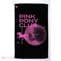 Retro Funny IM Gonna Keep On Dancing Pink Pony Clubs Disco Golf Towel thumb 0