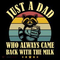 Racoon Father Just A Dad Who Always Came Back With The Milk  Coffee Mug thumb 5