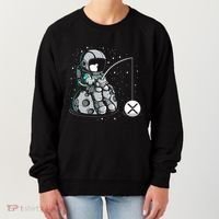 Ripple Fishing Krypto Bullrun Xrp Token Rich Millionaire Gift Women's Sweatshirt thumb 0