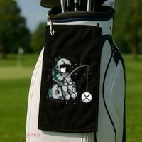 Ripple Fishing Krypto Bullrun Xrp Token Rich Millionaire Gift Golf Towel thumb 2