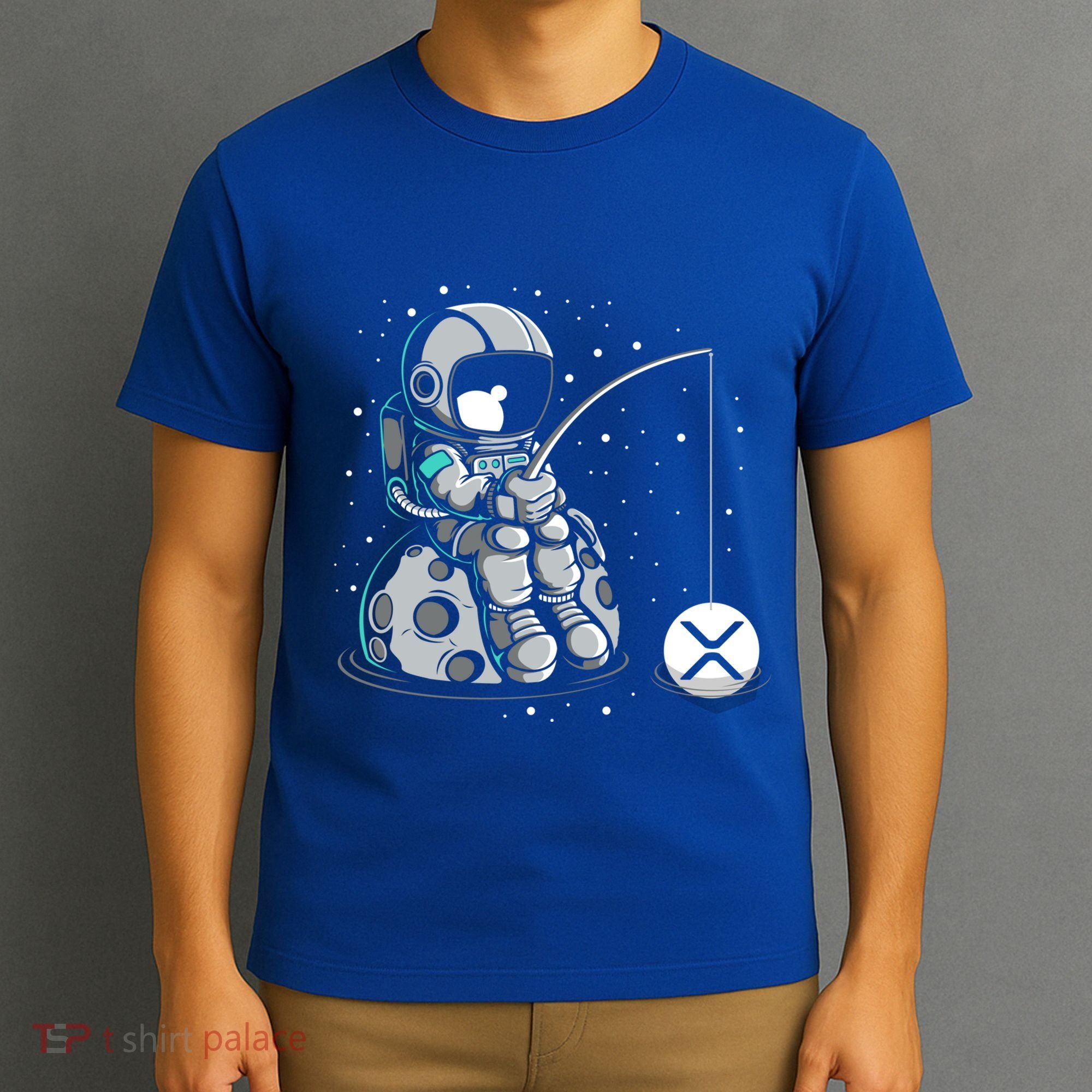 Ripple Fishing Krypto Bullrun Xrp Token Rich Millionaire Gift T-Shirt