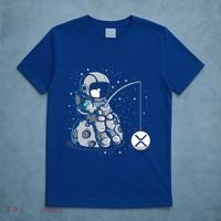 Ripple Fishing Krypto Bullrun Xrp Token Rich Millionaire Gift T-Shirt thumb 5