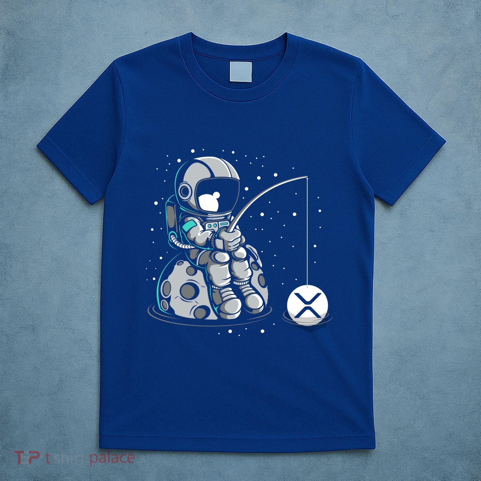 Ripple Fishing Krypto Bullrun Xrp Token Rich Millionaire Gift T-Shirt