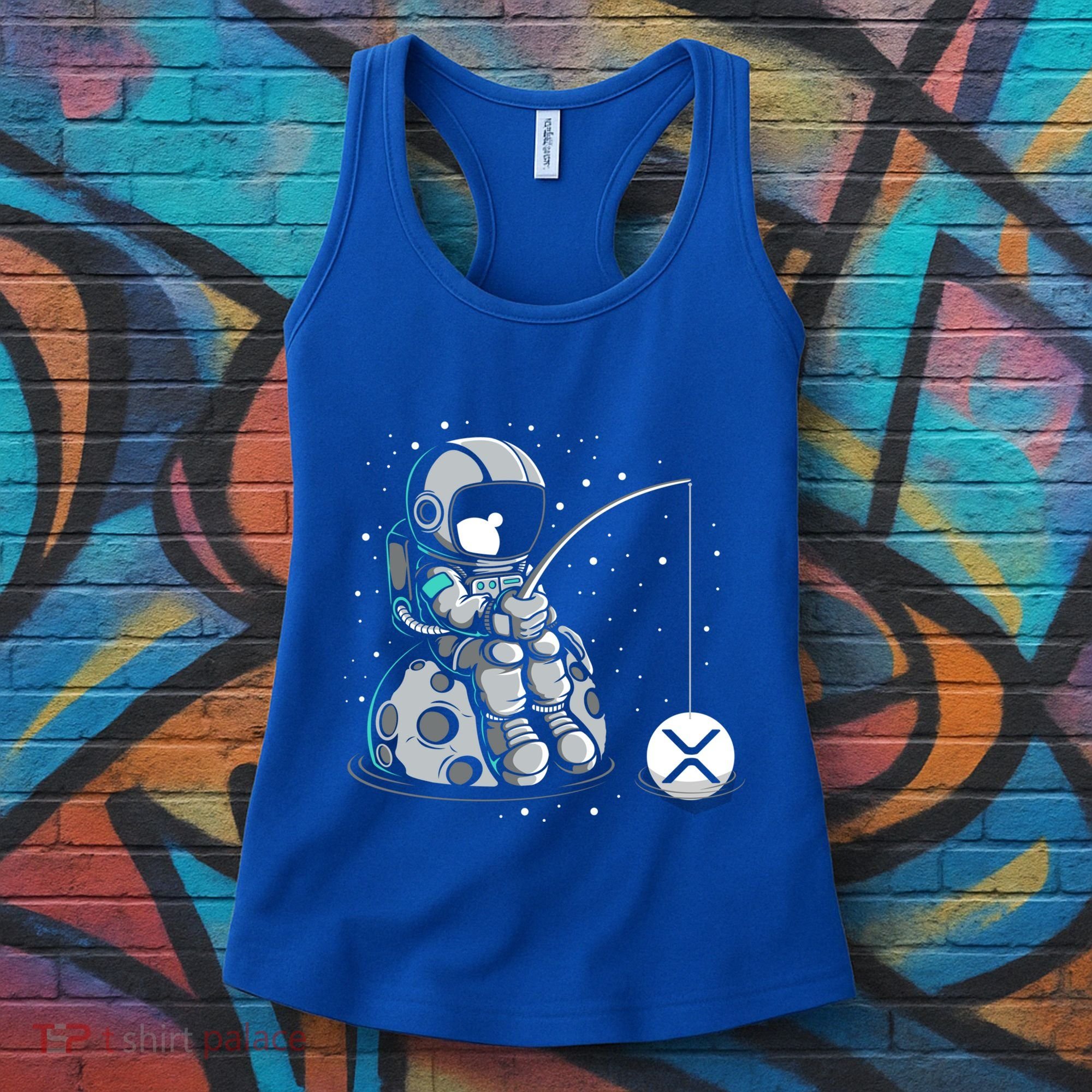 Ripple Fishing Krypto Bullrun Xrp Token Rich Millionaire Gift Women's Tank Top