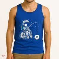 Ripple Fishing Krypto Bullrun Xrp Token Rich Millionaire Gift Tank Top thumb 3