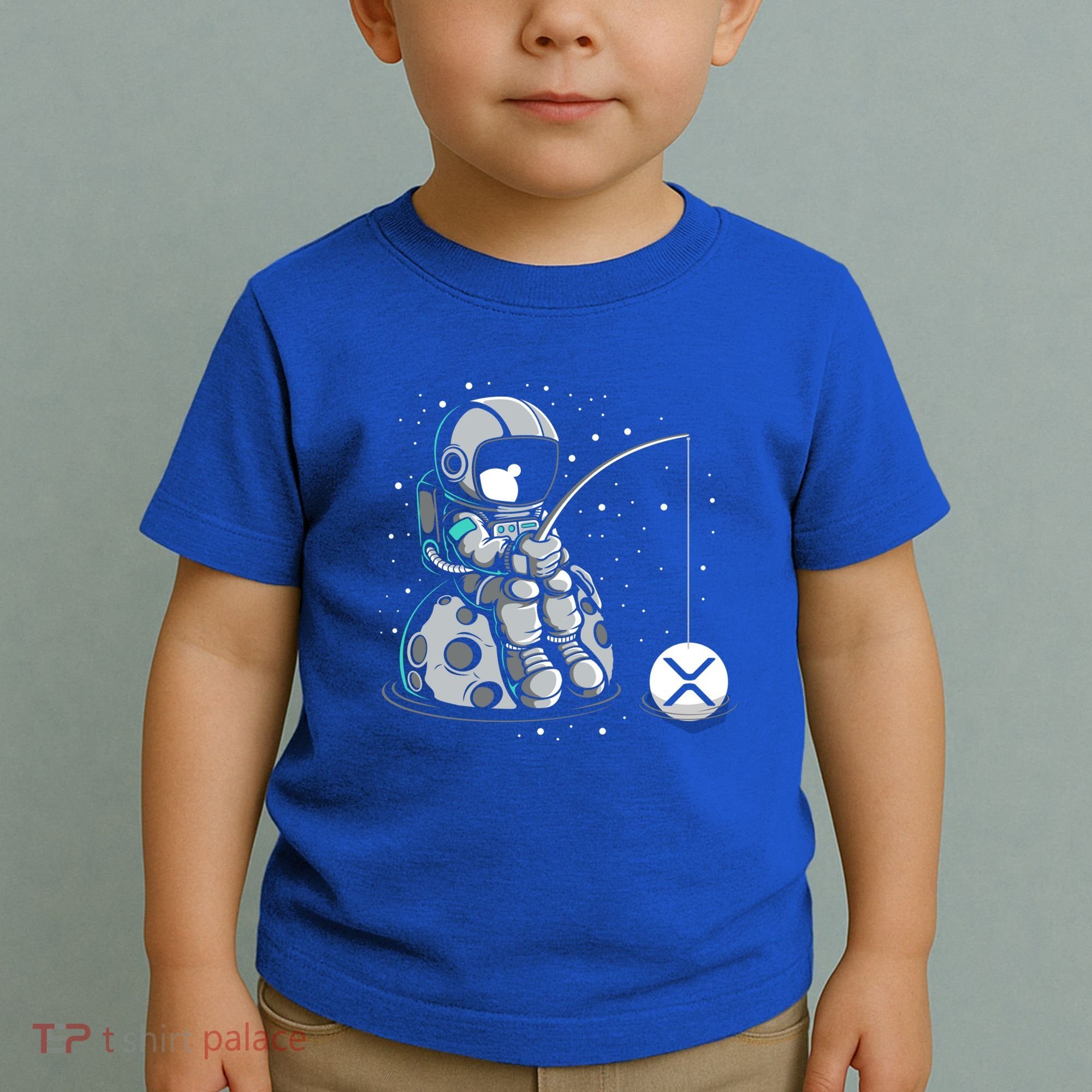 Ripple Fishing Krypto Bullrun Xrp Token Rich Millionaire Gift Toddler T-Shirt