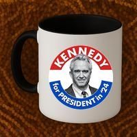 Robert F Kennedy Jr For President In 2024 Emblem Button Coffee Mug thumb 2