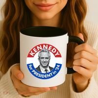 Robert F Kennedy Jr For President In 2024 Emblem Button Coffee Mug thumb 3