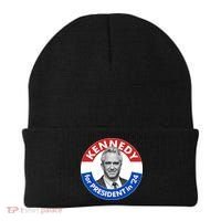 Robert F Kennedy Jr For President In 2024 Emblem Button Beanie thumb 0