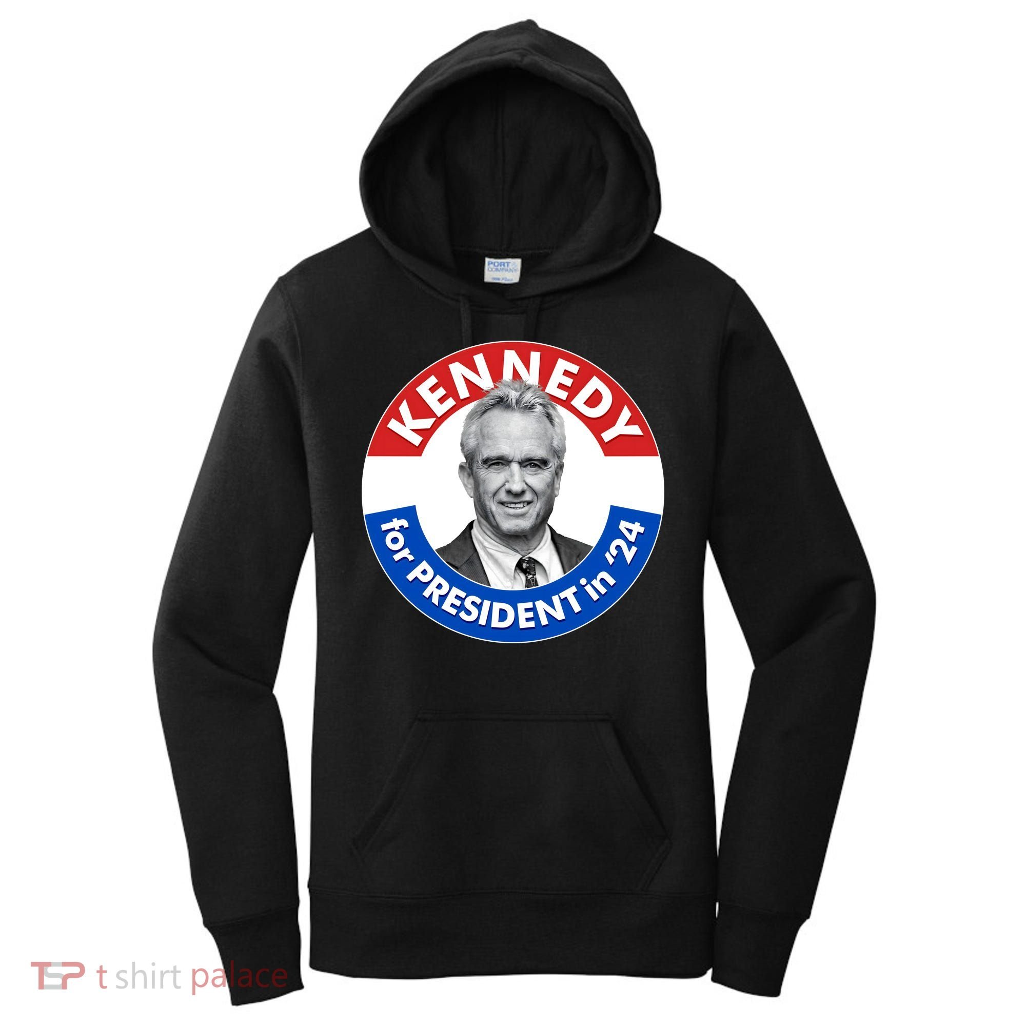 Robert F Kennedy Jr For President In 2024 Emblem Button Women's Hoodie