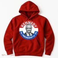 Robert F Kennedy Jr For President In 2024 Emblem Button Hoodie thumb 0
