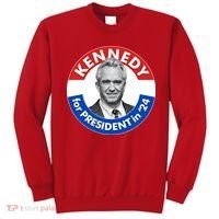 Robert F Kennedy Jr For President In 2024 Emblem Button Sweatshirt thumb 0