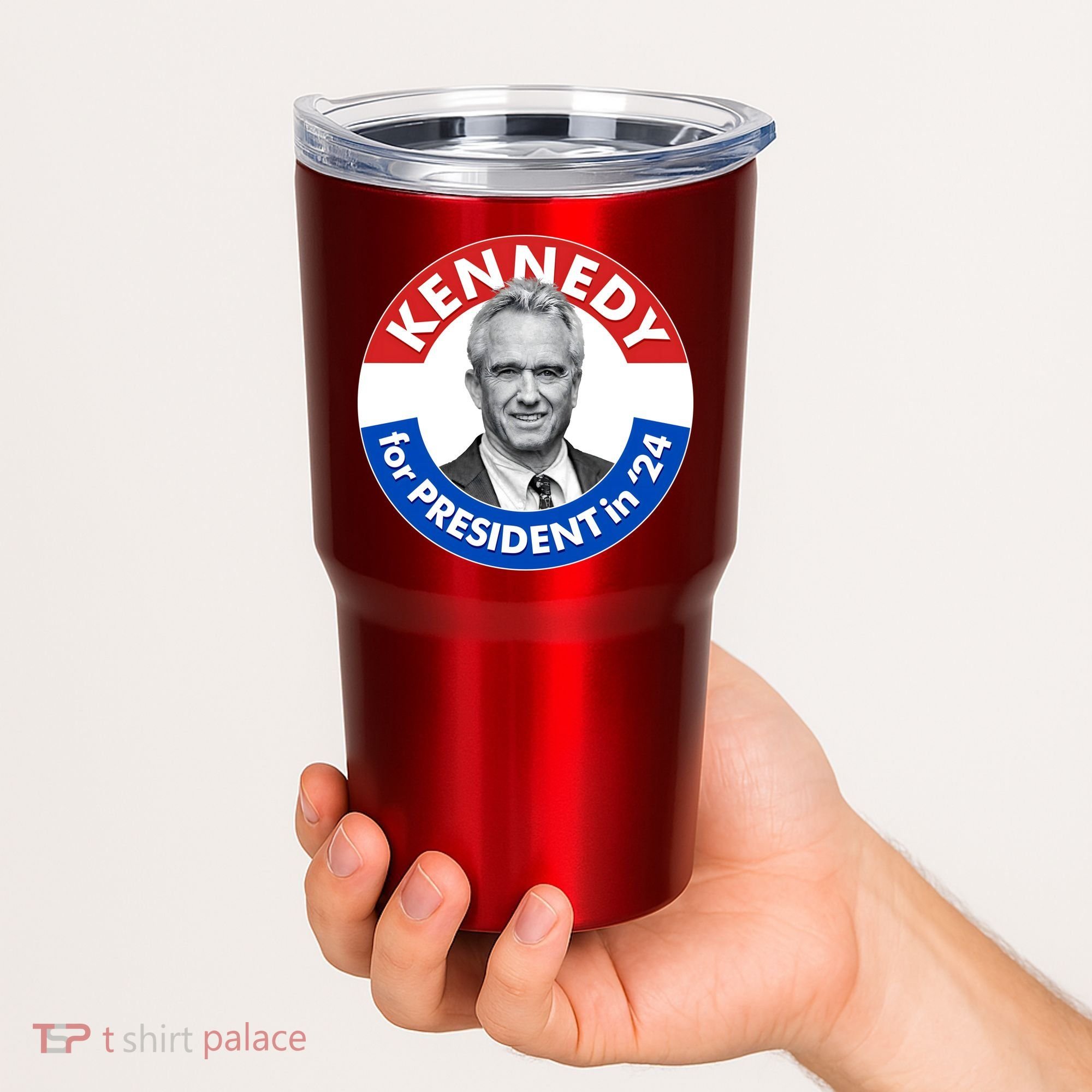 Robert F Kennedy Jr For President In 2024 Emblem Button Tumbler