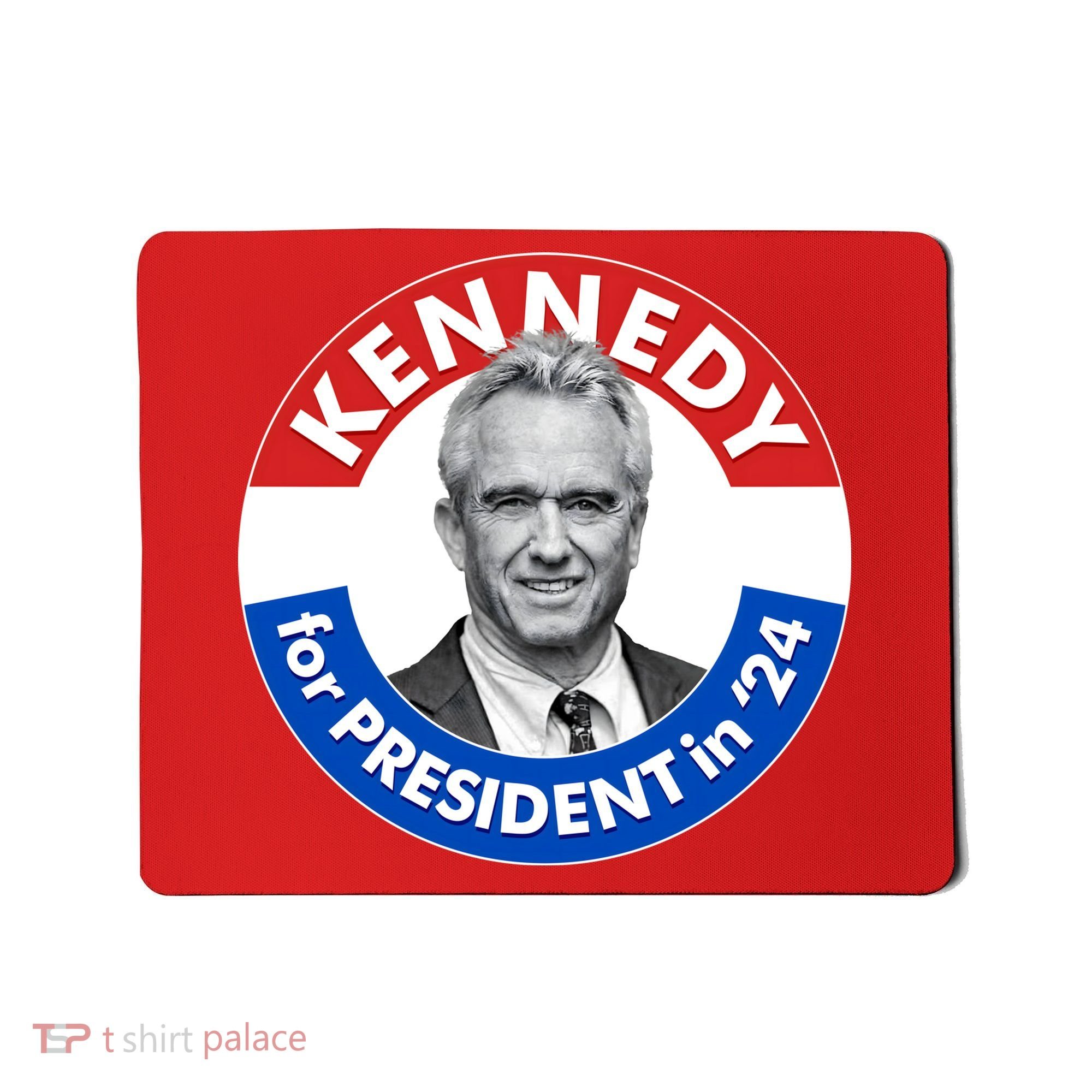 Robert F Kennedy Jr For President In 2024 Emblem Button Mousepad