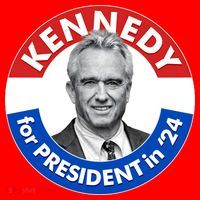 Robert F Kennedy Jr For President In 2024 Emblem Button Mousepad thumb 1