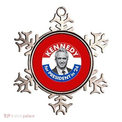 Robert F Kennedy Jr For President In 2024 Emblem Button Ornament