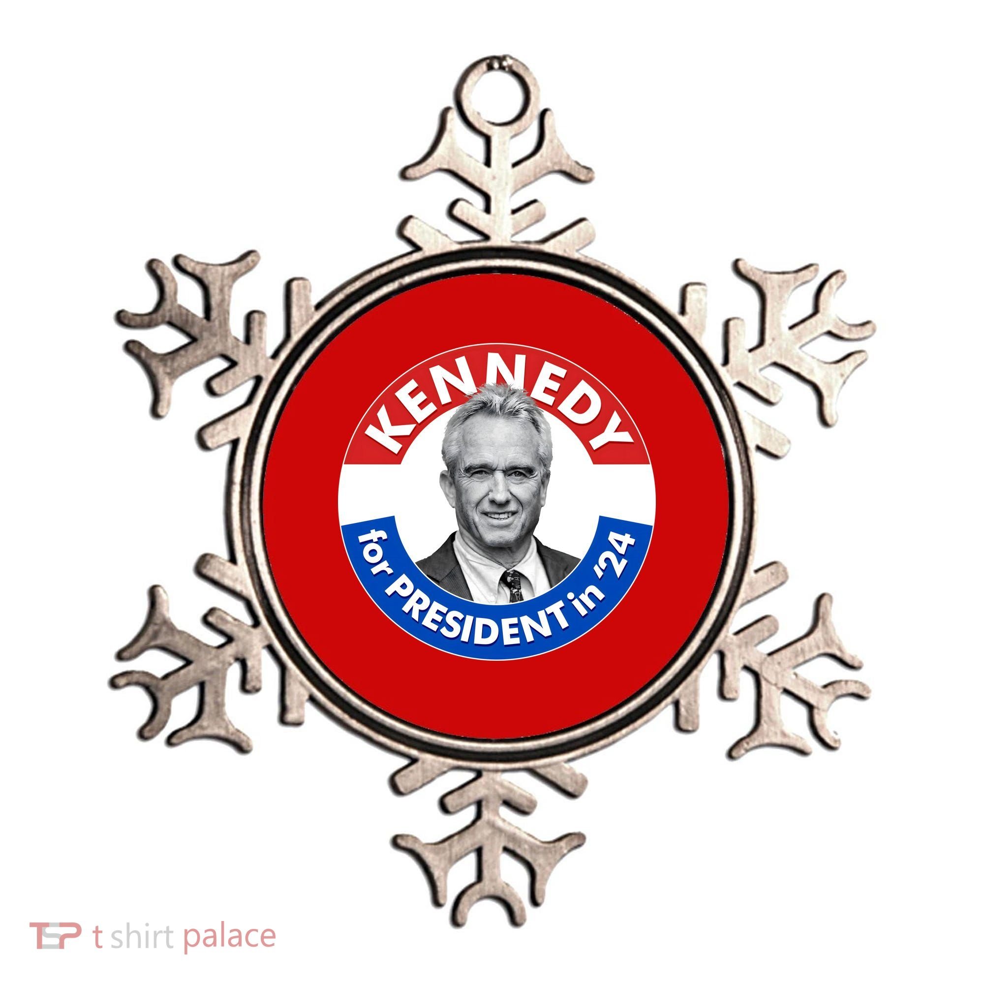 Robert F Kennedy Jr For President In 2024 Emblem Button Ornament
