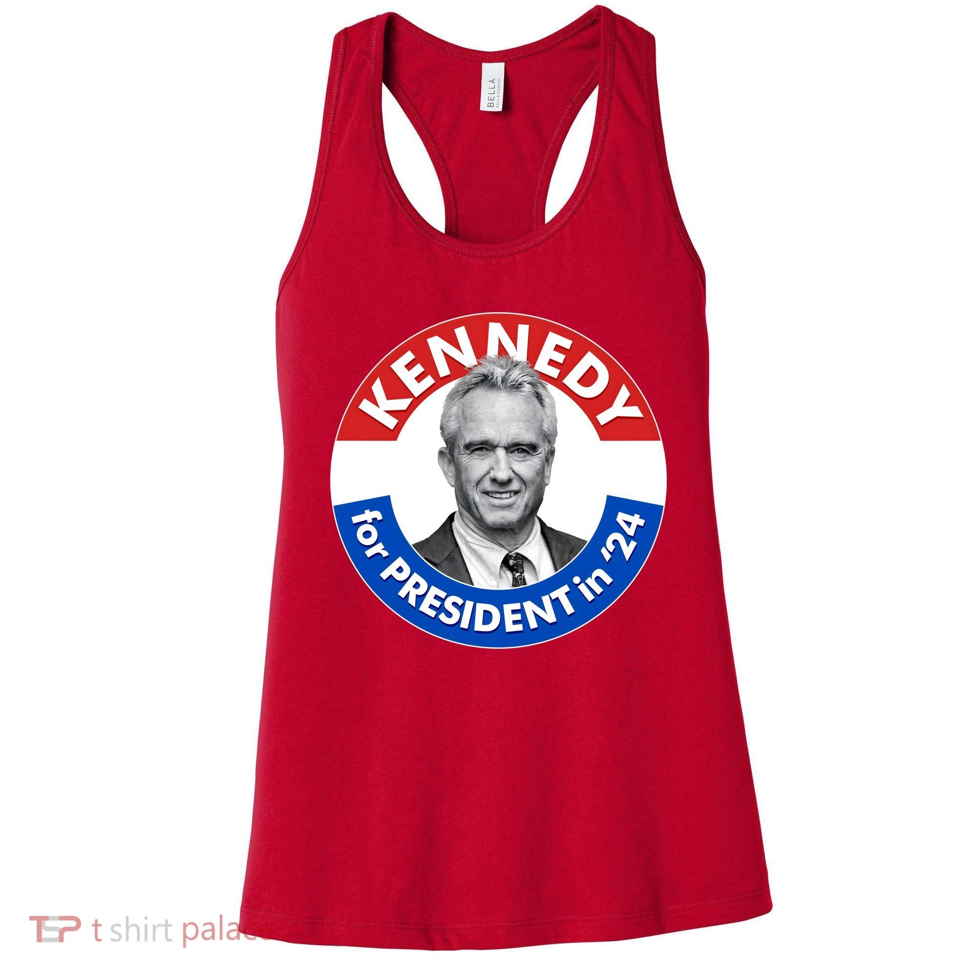 Robert F Kennedy Jr For President In 2024 Emblem Button Women's Tank Top