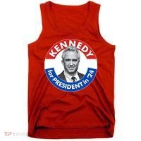 Robert F Kennedy Jr For President In 2024 Emblem Button Tank Top thumb 0
