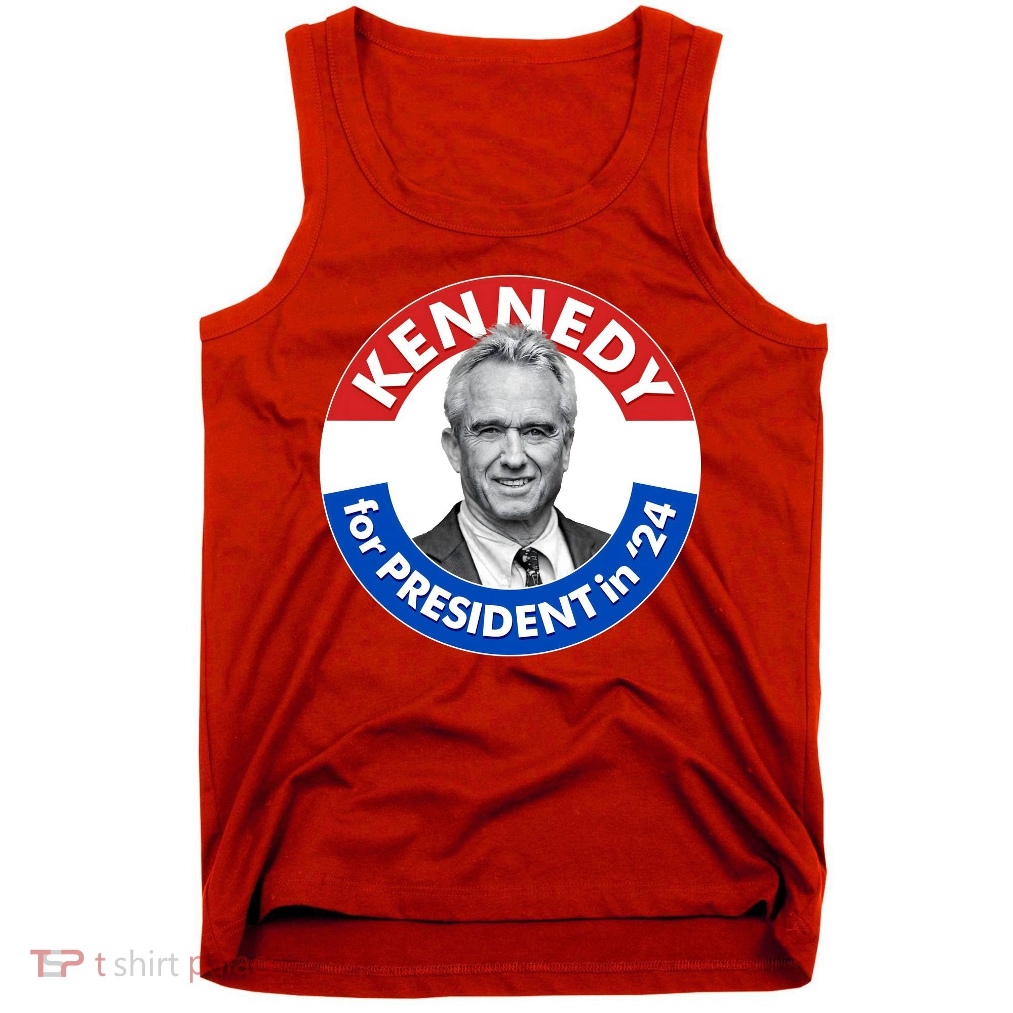 Robert F Kennedy Jr For President In 2024 Emblem Button Tank Top