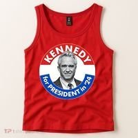 Robert F Kennedy Jr For President In 2024 Emblem Button Tank Top thumb 2