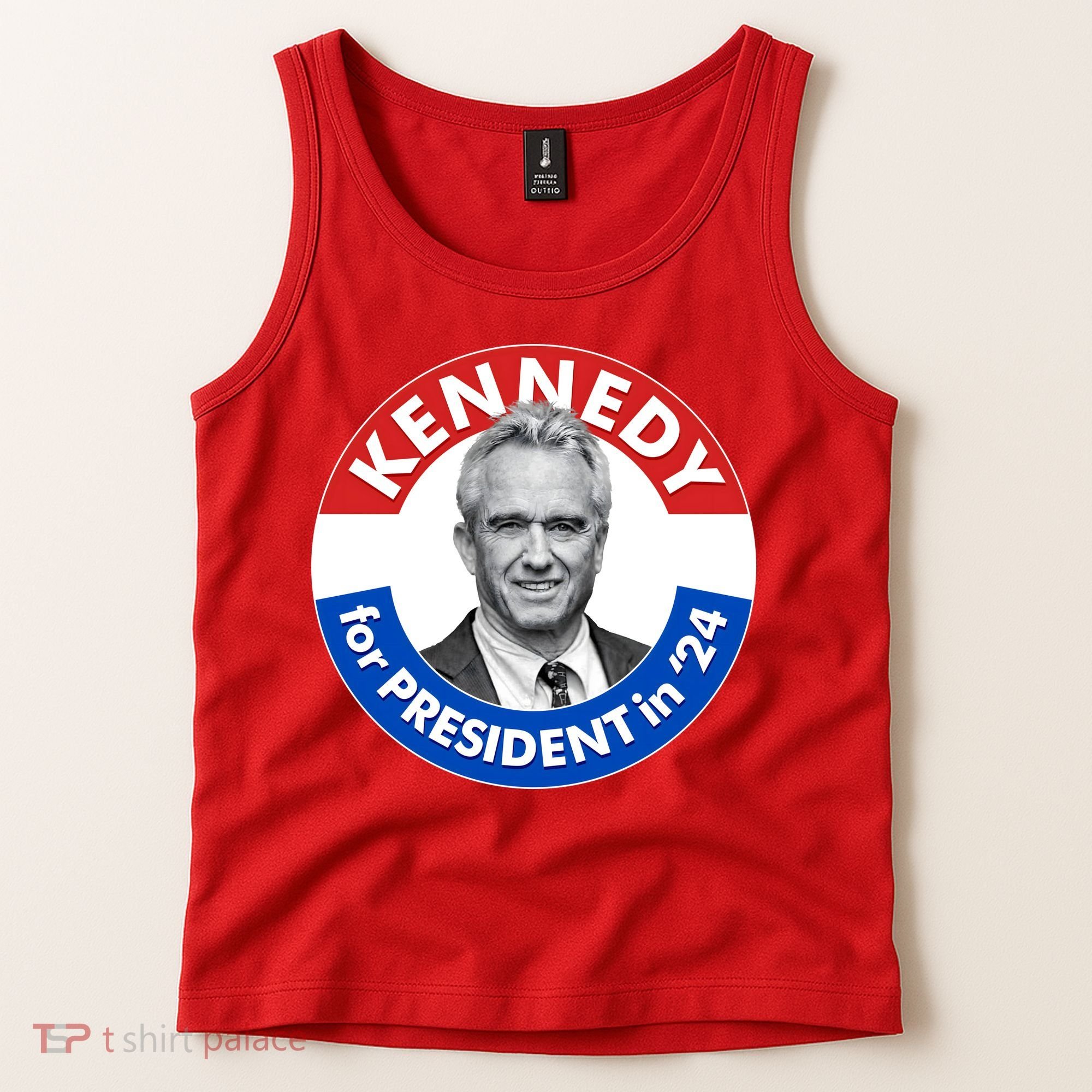 Robert F Kennedy Jr For President In 2024 Emblem Button Tank Top