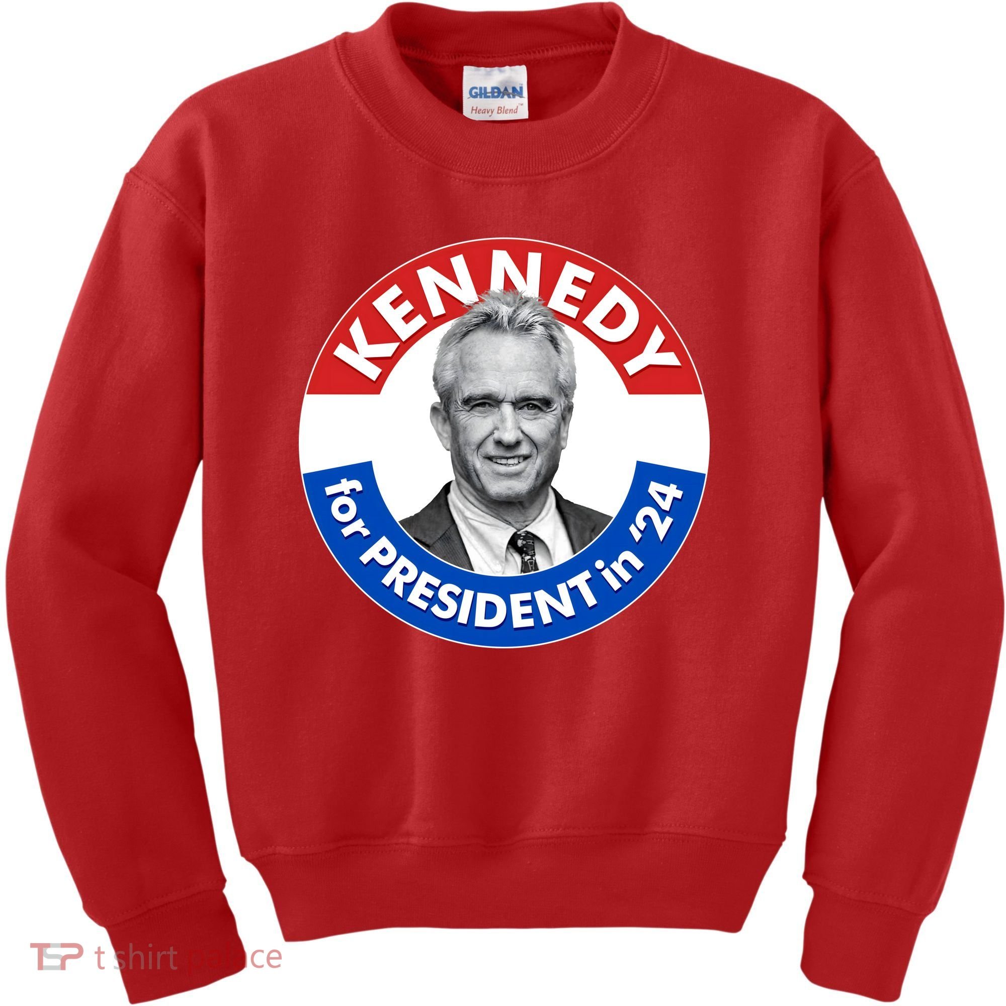 Robert F Kennedy Jr For President In 2024 Emblem Button Kids Sweatshirt