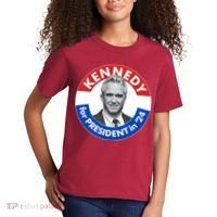 Robert F Kennedy Jr For President In 2024 Emblem Button Kids T-Shirt thumb 2