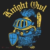 Renaissance Festival Knight Owl Ren Faire Golf Towel thumb 3