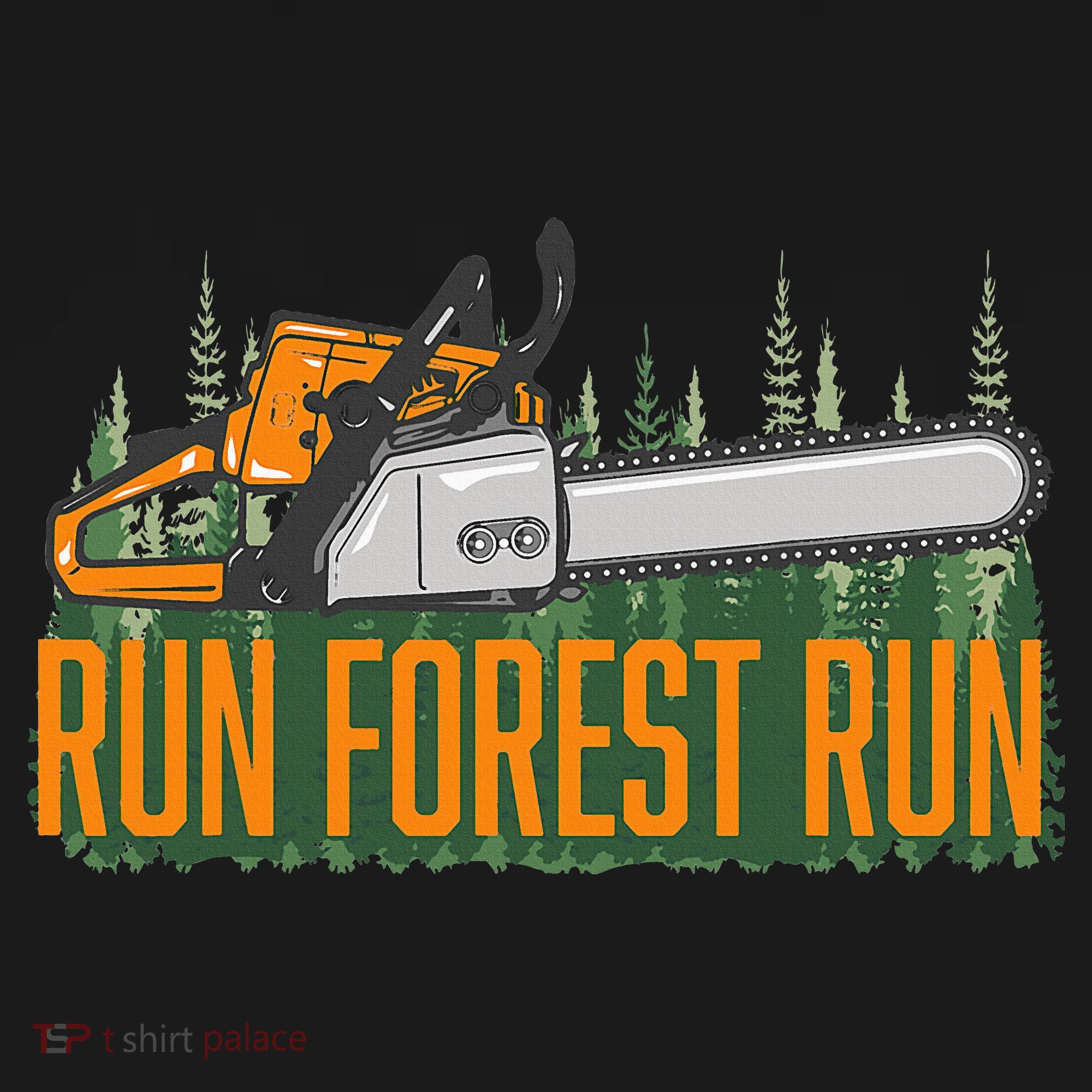 Run Forest Lumberjack Chainsaw & Logger Woodsman Apron