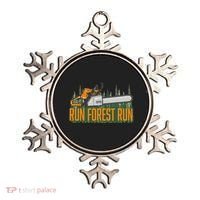 Run Forest Lumberjack Chainsaw & Logger Woodsman Ornament thumb 0