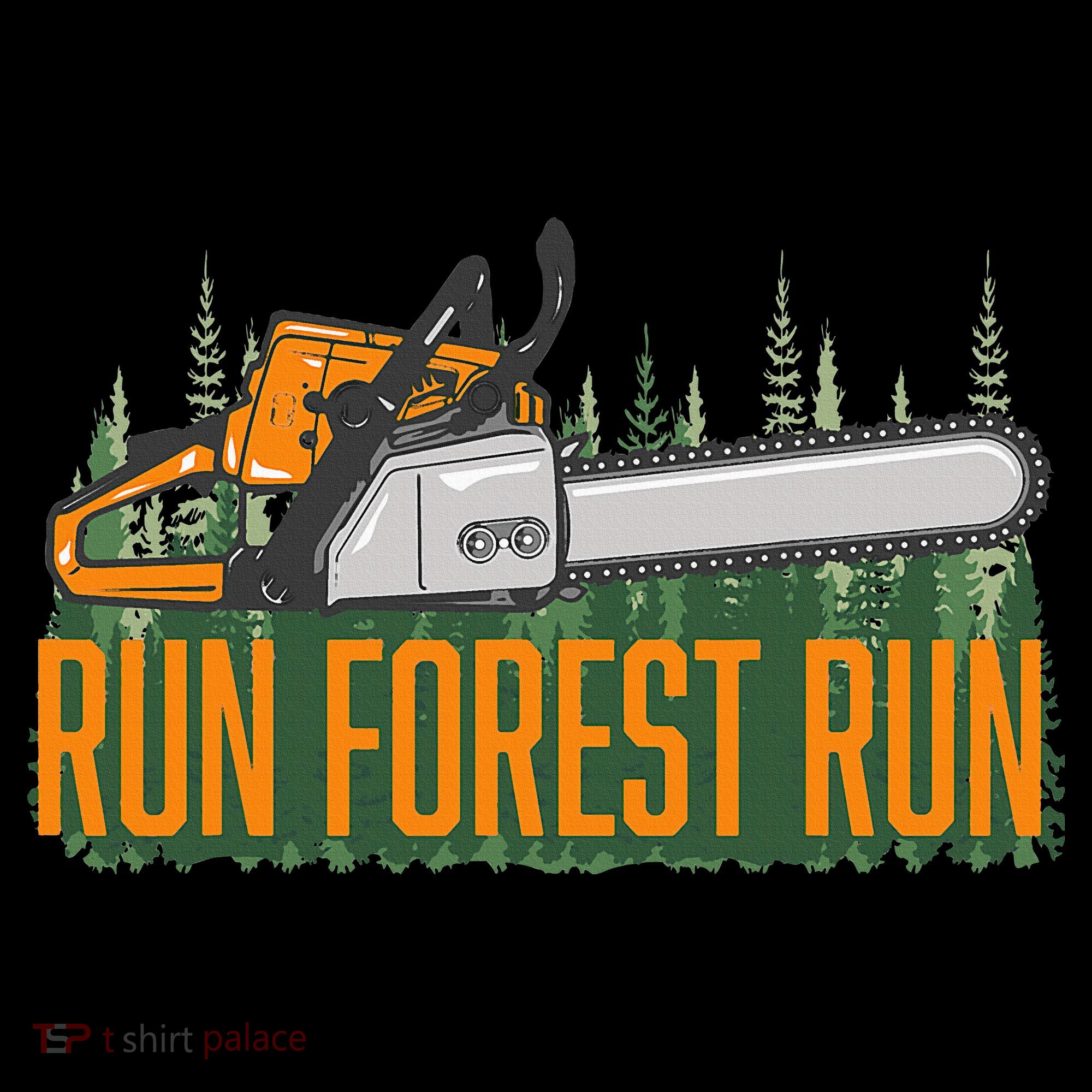 Run Forest Lumberjack Chainsaw & Logger Woodsman Women's Tank Top
