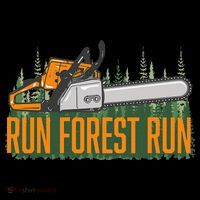Run Forest Lumberjack Chainsaw & Logger Woodsman Baby Bodysuit thumb 2