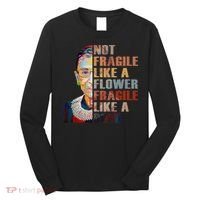 RBG. Fragile Like A Bomb. Ruth Bader Ginsberg Feminist Icon. Long Sleeve Shirt thumb 0