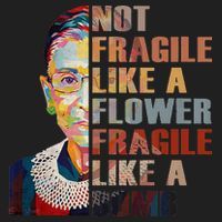 RBG. Fragile Like A Bomb. Ruth Bader Ginsberg Feminist Icon. Hat thumb 2