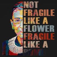 RBG. Fragile Like A Bomb. Ruth Bader Ginsberg Feminist Icon. Visor thumb 3