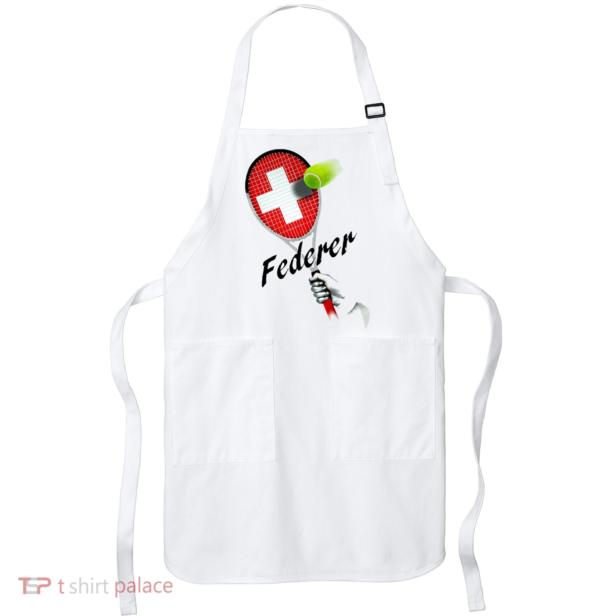 Roger Federer Lover Fan Thank You Tennis Lover Apron