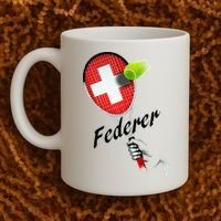 Roger Federer Lover Fan Thank You Tennis Lover Coffee Mug thumb 2