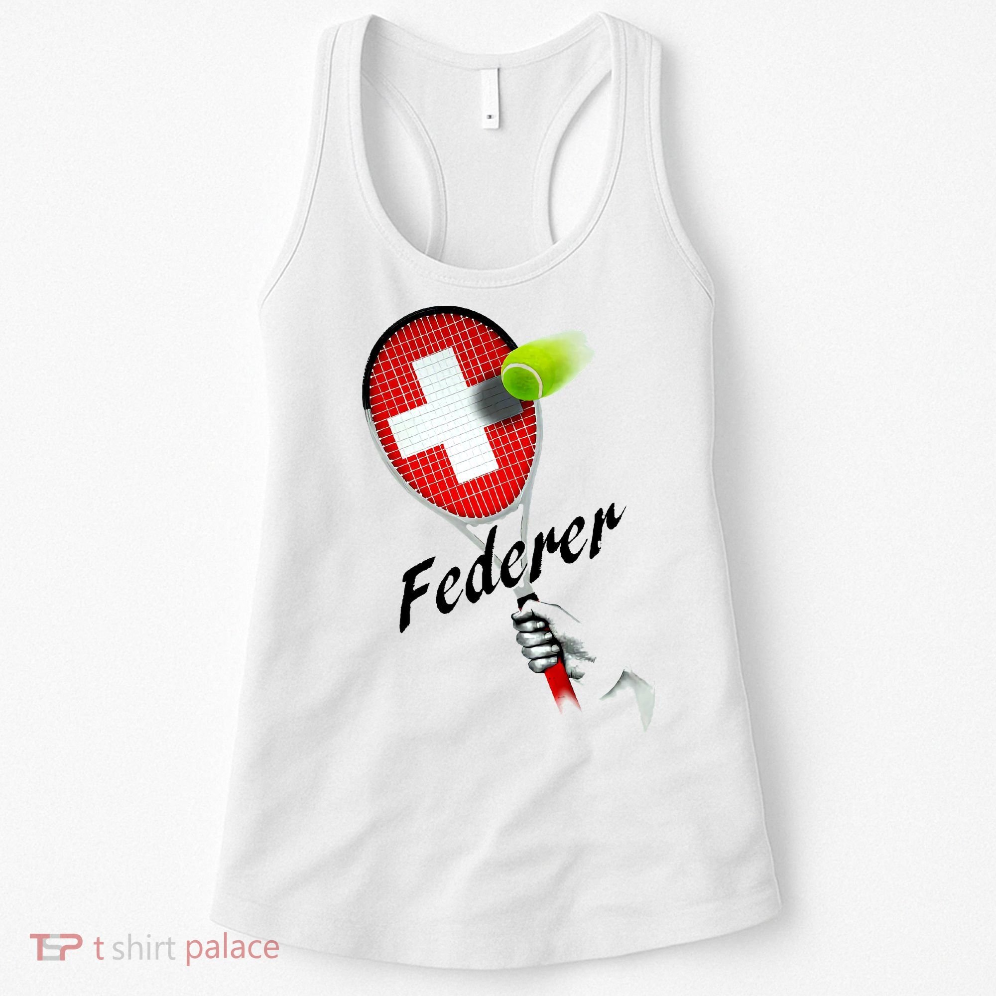 Roger Federer Lover Fan Thank You Tennis Lover Women's Tank Top