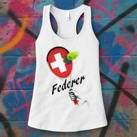 Roger Federer Lover Fan Thank You Tennis Lover Women's Tank Top thumb 3