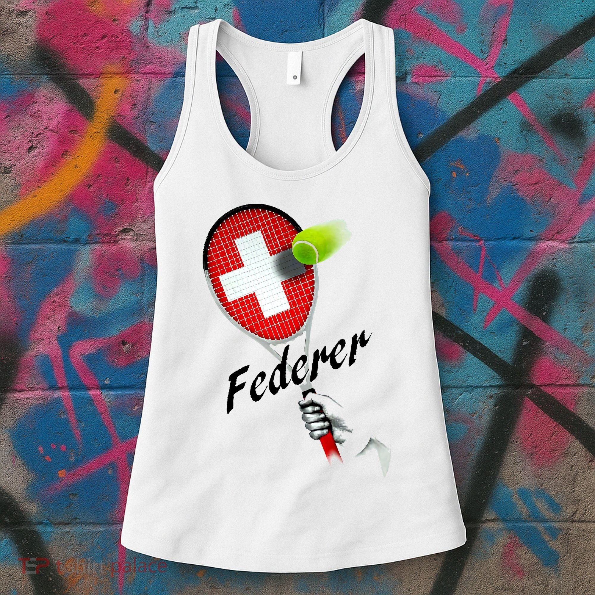 Roger Federer Lover Fan Thank You Tennis Lover Women's Tank Top
