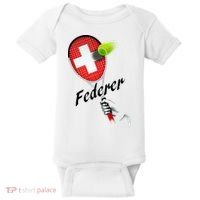 Roger Federer Lover Fan Thank You Tennis Lover Baby Bodysuit thumb 0
