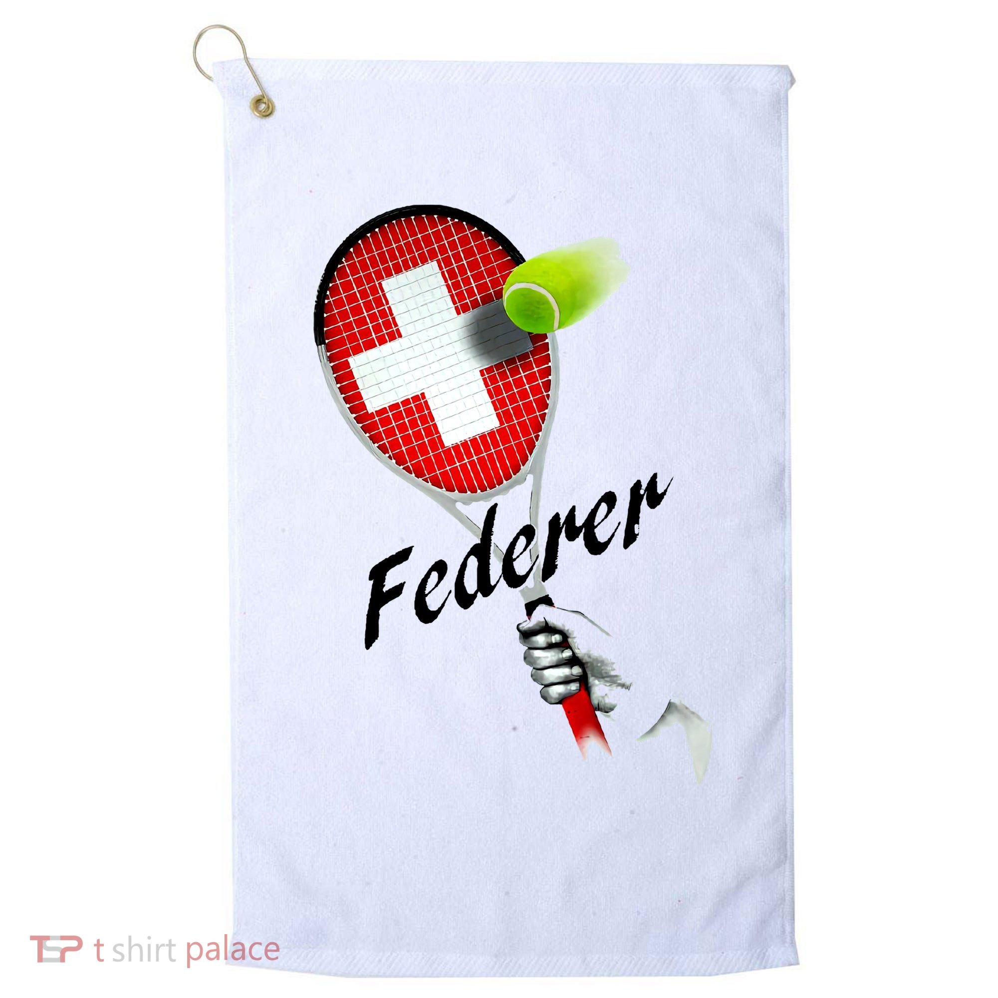 Roger Federer Lover Fan Thank You Tennis Lover Golf Towel