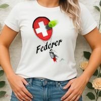 Roger Federer Lover Fan Thank You Tennis Lover Women's T-Shirt thumb 2