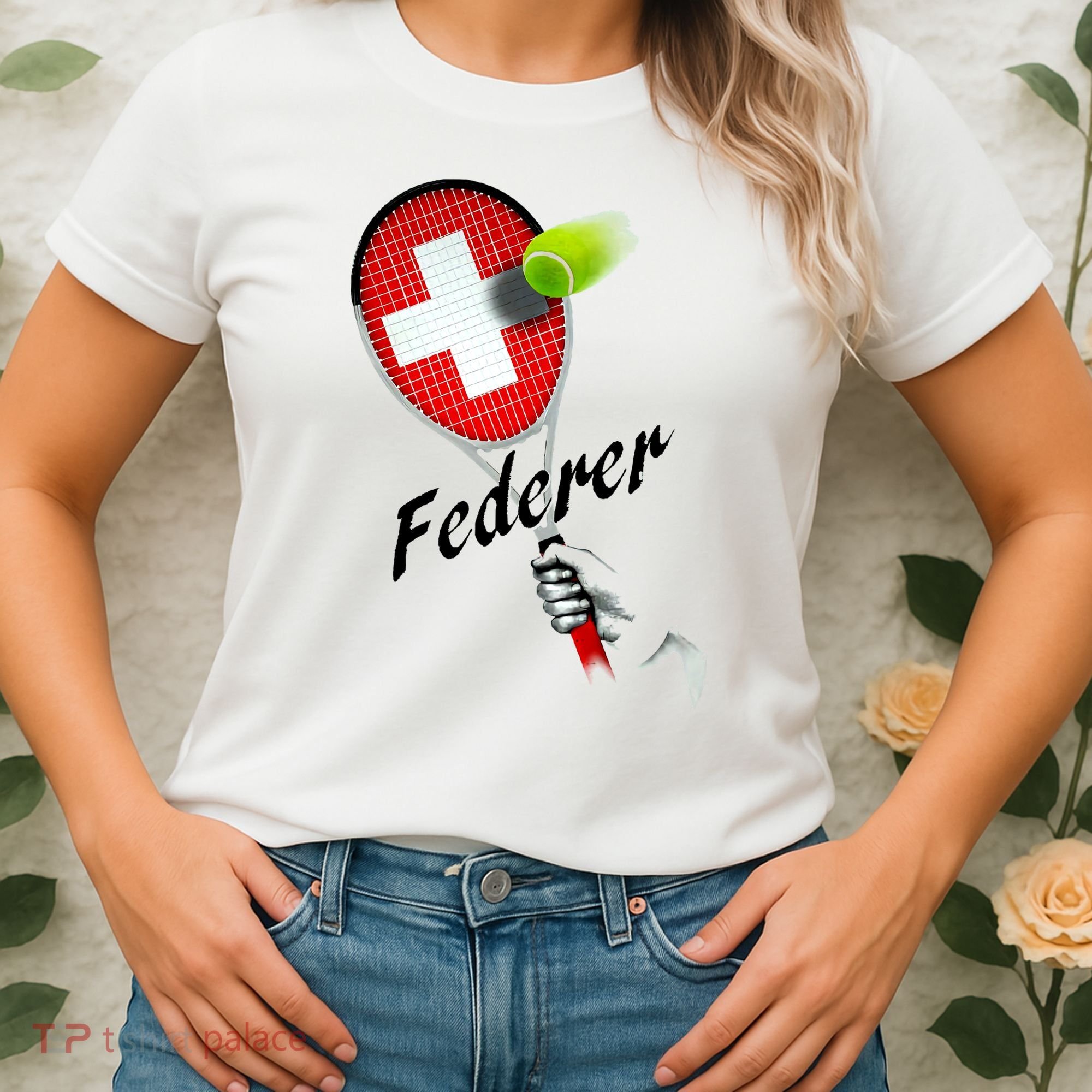 Roger Federer Lover Fan Thank You Tennis Lover Women's T-Shirt