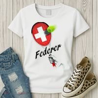 Roger Federer Lover Fan Thank You Tennis Lover Women's T-Shirt thumb 3