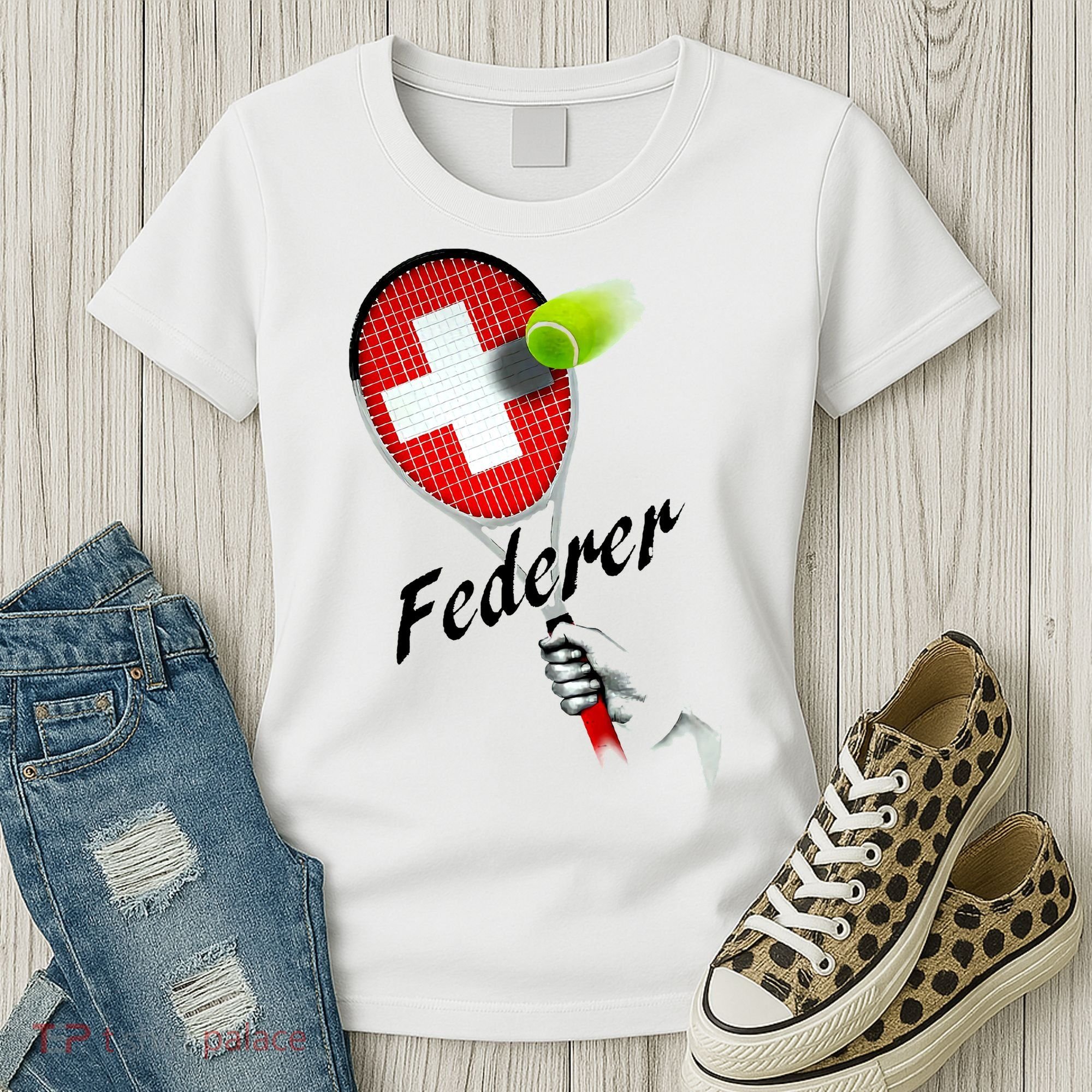 Roger Federer Lover Fan Thank You Tennis Lover Women's T-Shirt
