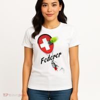 Roger Federer Lover Fan Thank You Tennis Lover Women's T-Shirt thumb 4
